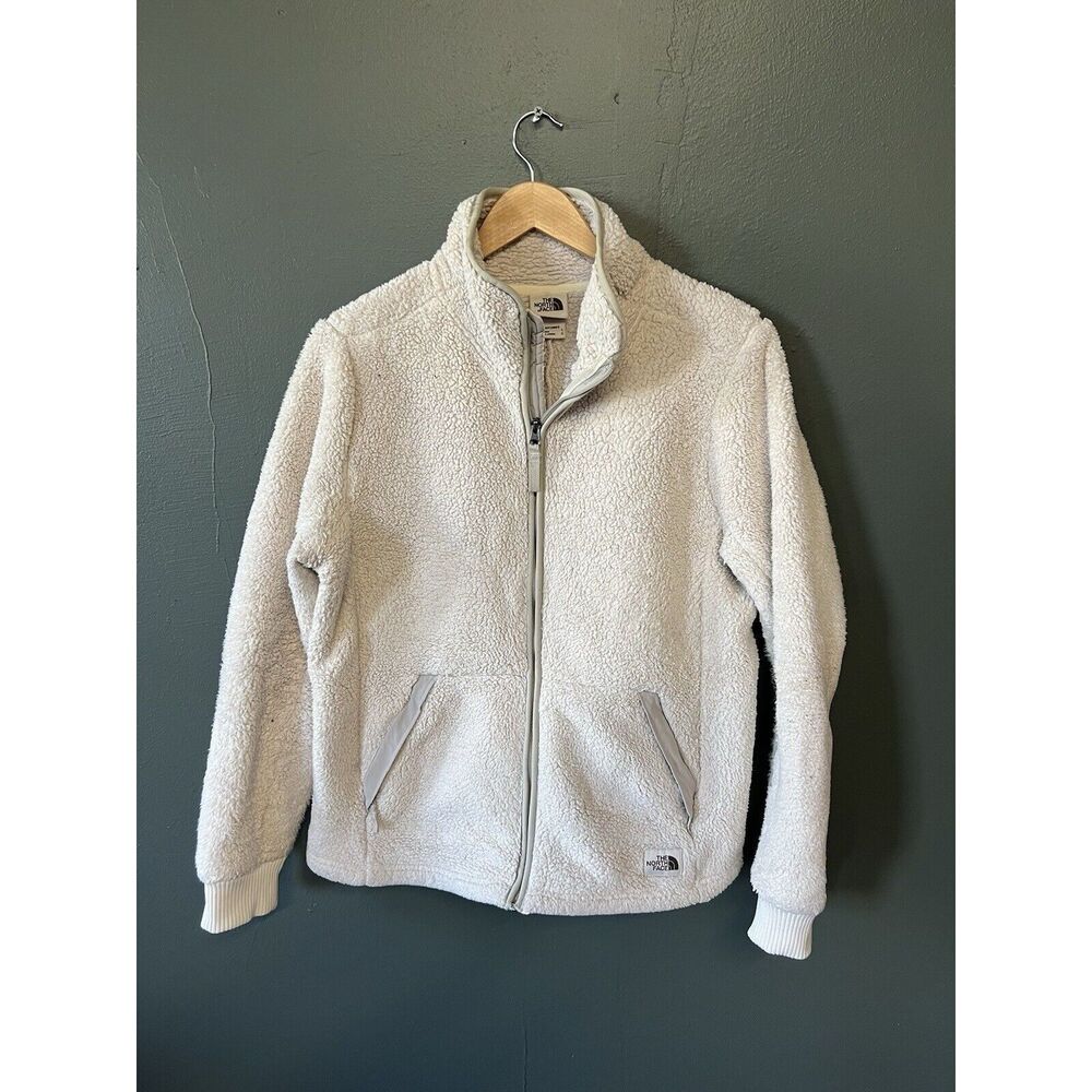 The North Face Womans Fleece Campshire Full Zip Sweater Mock Neck sz Large